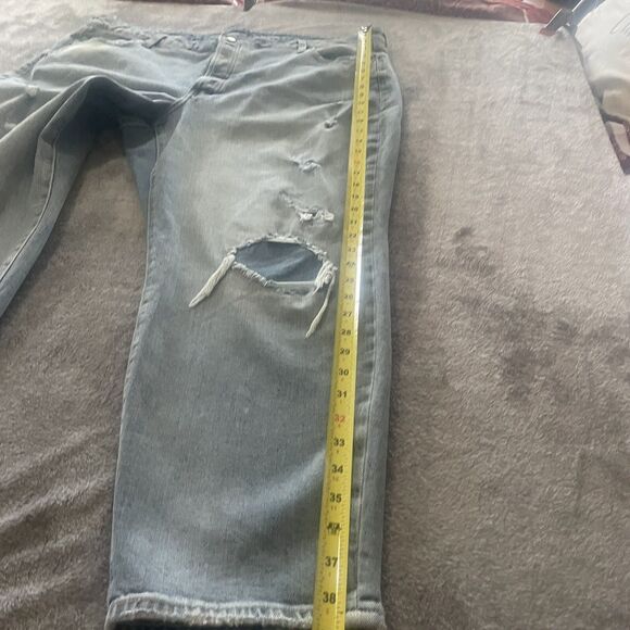 Old Navy Jeans Women's Plus 24 Denim O.G. Straight High Rise Button Fly Slim NEW - Picture 10 of 16